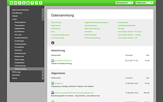 Komplette Sammlung aller im Qualitätsmanagement-System vorkommenden Dateien in ihrer aktuellen Version